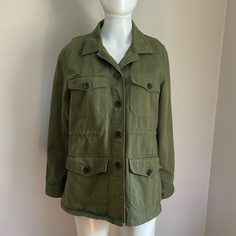 Wallflower Green Utility Jacket Classic Oversized Fit
